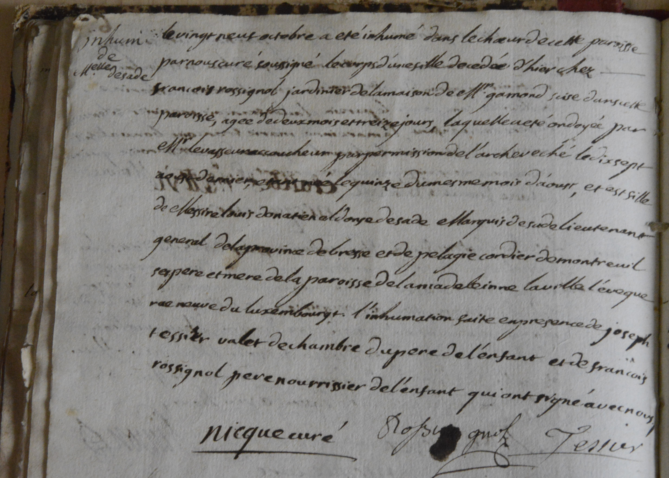 Registre des baptêmes, mariages et sépultures, 1760-1769 (Archives municipales, 1 E 11)